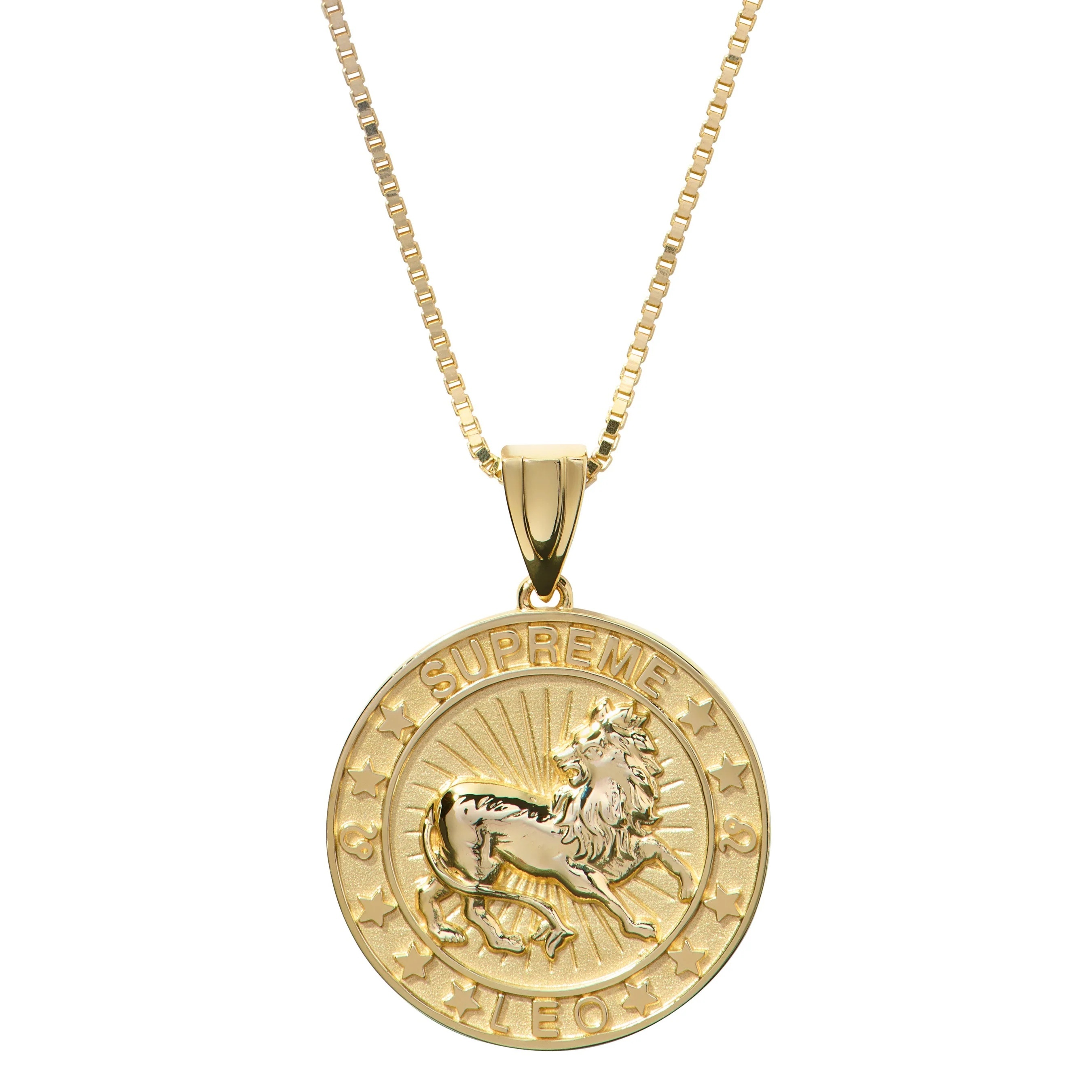 Supreme®/Jacob&Co 14K Gold Zodiac Pendant view 9